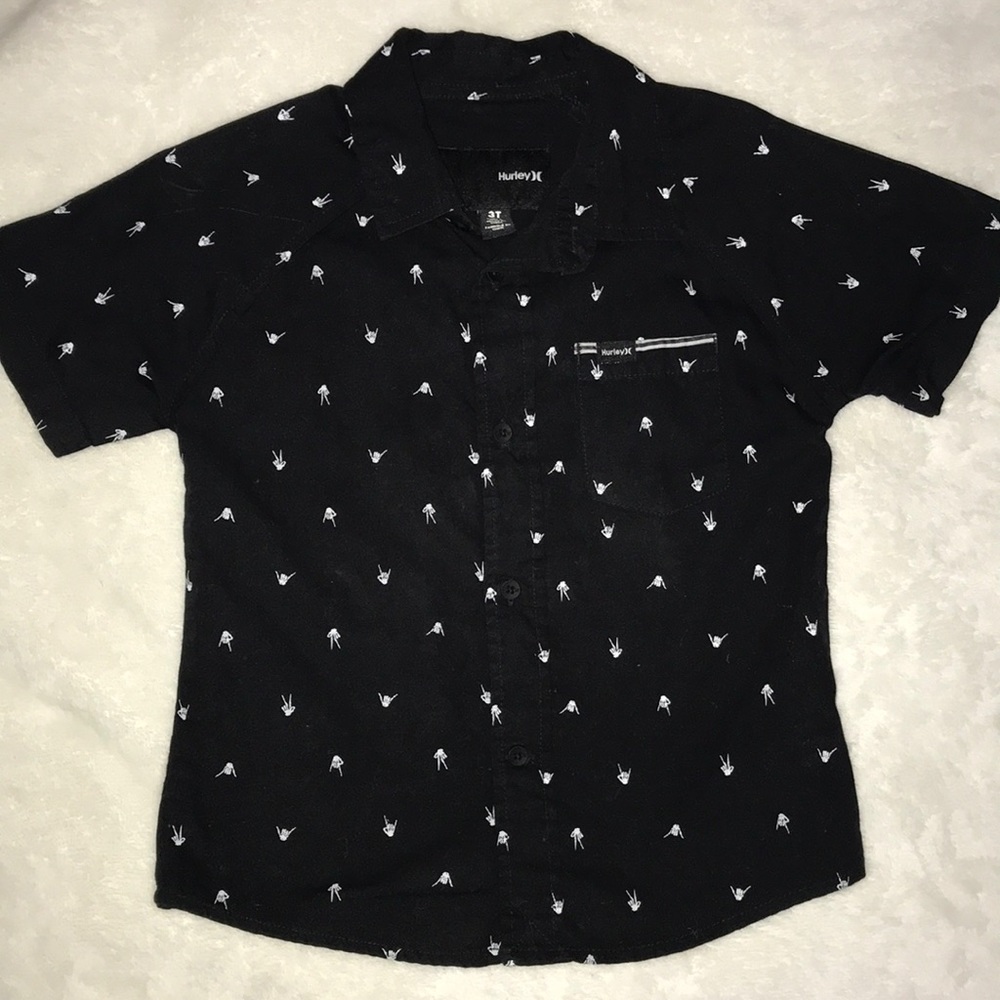Hurley button down shirt